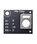 Indoor Carbon Monoxide Sensor Module With UART Output For Easy Setup Quick Accurate CO Detection High Sensitivity Gas Sensor For Smart Home And Industrial Use TPM200A CO UART Connecting Type front view image of black circuit board with sensor components.