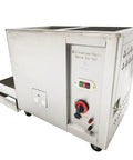 Heavy Duty Full Automatic Gas Coffee Roaster With Big 16.5 Lb Batch Rock Solid Food Grade Stainless Build and control panel.