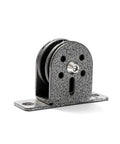 Heavy Duty Silent Fixed Pulley With Double Bearing And Stainless Steel Wire Rope Block, 600lbs, for 3mm to 10mm cable.