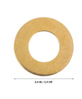 Top Tier 50 Pack Of 12 mm Brass Copper Flat Crush Sealing Washers For Electrical Connections And Mounting Applications With Heavy Duty Durability And Perfect Fit Hardware Fasteners You Need Today 12mm brass copper crush sealing washer, 0.9 in diameter