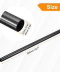 Carbon Fiber Tubes Pack Of 2, 500mm Long By 25mm Outer Diameter With 23mm Inner, 3K Plain Weave Hollow Tubing size details