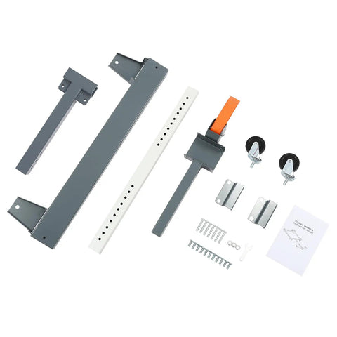 Heavy Duty Universal Mobile Base For Workshop Equipment Adjustable Steel Stand With Locking Casters components display