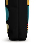 Side view of Dragon Boat Racing Tote Bag For Paddlers And Crew, showing colorful design and durable canvas with reinforced seam.