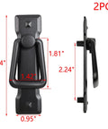 Two Pack Vintage Black Cabinet Pulls Zinc Alloy Knobs With Screws For Cabinets Drawers And Dressers Durable Finish And Easy Mounting