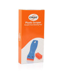 Box of 1.5 Inch Plastic Razor Scraper With Ten Double Edged Blades For Removing Labels, Stickers, And Decals From Glass Windows Without Scratching