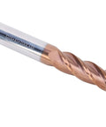 Hard Hitting Tungsten Steel 3 Flute End Mill With 16mm Shank And 16mm Cutting Diameter 100mm Total Length For CNC Machines Burr Free Finish
