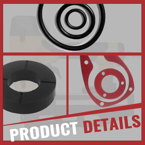 O Ring Repair Kit For Floor Nailer And Nailer Rebuild Kit With 105043 Bumper Compatible With 21530000 Replacement Parts