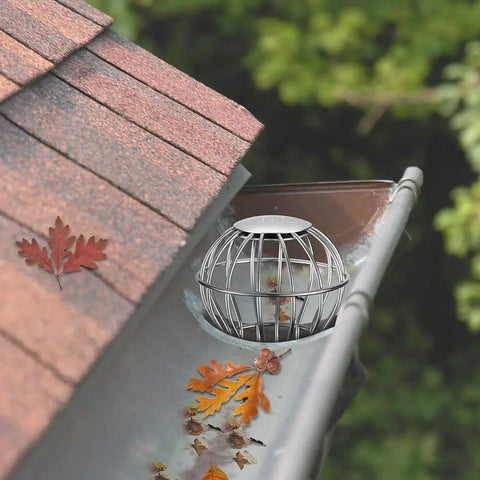 Pro Grade Round Downspout Gutter Strainer For One Point Seven To Two Point Four Inch Downspouts 304 Stainless Steel Rigid Filter Debris Guard