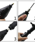 Heavy Duty Right Angle Converter Kit For Rotary Tools With Cool Running Bearings For Tight Spots And Precision Polishing Or Engraving Work Busts Tough Jobs Daily, showcasing detailed connections and attachments.