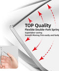 3/4 Jaw Cuticle Nippers Ultra Sharp Stainless Steel Clippers with flexible spring mechanism for smooth trimming and ease of use.