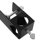 Adjustable Deck Torch Clamps Durable Railing Holders For Tiki Torches And Umbrellas with Secure G Clamp Design black iron