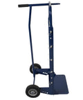 510 Reel Truck 24 Inch Wide Heavy Duty Cable Hand Cart With Pro Grade Large Wheels And Five Eighth Inch Spindles, side view
