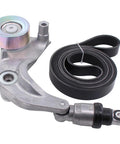 Serpentine Belt Kit With Tensioner Pulley For Honda Civic 1.8L 2007 2008 2009 2010 2011 No-Fuss Accessory Drive Belt And Tensioner Assembly