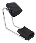 Knee Seat Garden Tool With Ergonomic Kneeling Bench Pro Grade Stainless Steel Frame Portable Kneeler Seat With Ankle Support