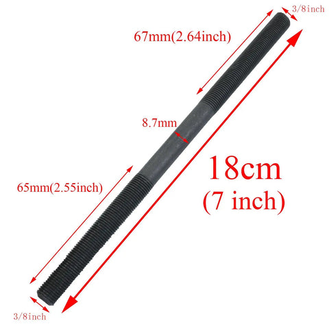 Must Have Bike Hub Kit For Road And Mountain Bikes With Three Eighths Inch Cup Axle And One Hundred Eighty Millimeter Length rod dimensions