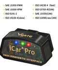 Awesome OBD2 Bluetooth Code Reader For Android iOS And Windows Fast 38Kbps Data Transfer Auto Sleep And Wake Overload And Heat Protection ELM327 Compatible Car Scanner With BT3 And BLE4 Support shown with various protocol standards.