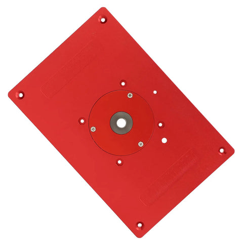 Heavy Duty Anodized Aluminum Router Table Insert Plate Delivering Killer Precision And Built Like A Tank Strength for shop builds 300x200 mm