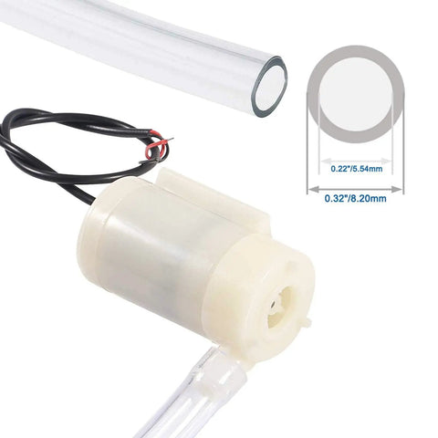 DC 3 To 5V Micro Submersible Mini Water Pump For Aquariums Fish Tanks Ponds Fountains And Hydroponics Garden Two Pack White Quiet