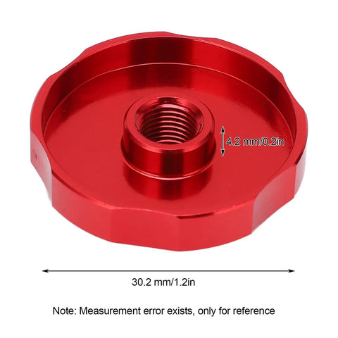 Front Fork Cover For Mountain And Road Bikes, Suspension Cap And Air Chamber Shield, Red Aluminum, 30.2 mm Diameter