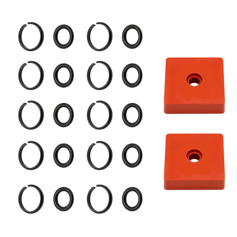 Badass 3/8 Inch Impact Socket Retaining Ring And O Ring Kit With Anvil Pry Lever For Mean Electric Pneumatic Wrenches set of rubber O rings and retainers
