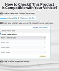 How to check compatibility for Electric Auxiliary Water Pump With Integrated Thermostat For Ford Escape And Fusion.