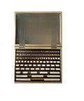 Solid Build 122 Piece Ceramic Gauge Block Set Featuring Dead On Grade Zero Precision Calibration, arranged in wooden case.