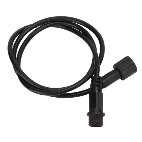 Speed Sensor Extension Cable 3 Pin Female To Male For BBS01 BBS02 BBHD Mid Drive Electric Bike Motors, coiled black cable, close view.
