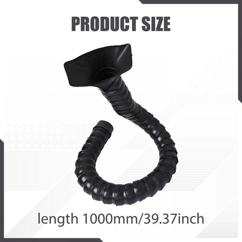 Adjustable Fume Extractor Arm With Hood Pro Grade 3ft Reach Flexible Duct Collector for Soldering and Engraving, 1000mm length