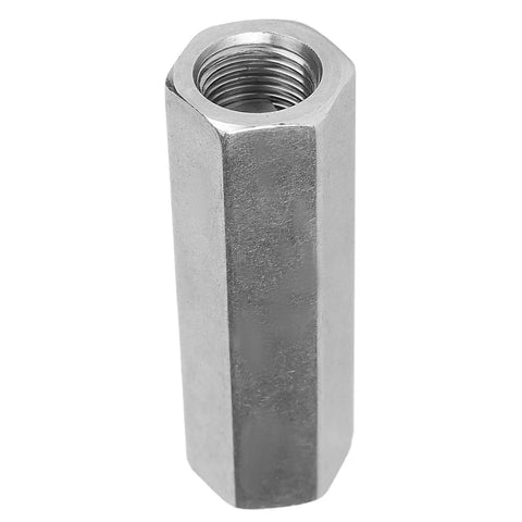 GOTOTO 1/4 Inch BSPP Female Hose Connector Fitting Made From Solid 304 Stainless Steel With Hex Thread For Garden Hose Water Pipe Repair And Outdoor Watering Rig Kit, close-up