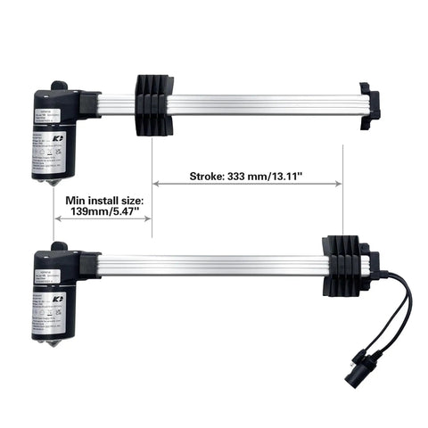 Premium Linear Actuator For Power Recliner And Lift Chair Motor Replacement Sweet Kickback Mode Upgrade with 333mm stroke.