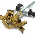 Close-up of Game Changing Garden Sprinkler With 360 Degree Rotating Irrigation System, metal construction
