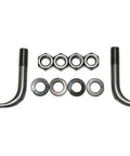 Universal Joint U Bolt Kit With Heavy Duty Needle Bearings And Chrome Molybdenum Alloy Steel Construction Includes All Hardware For Easy Install Built Tough OE Style Fit And Superior Corrosion Resistance shown with bolts and washers