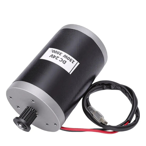 Brushed 150W Electric Scooter Motor Replacement With Ride Ready Power, Stable 3500 RPM Transfer Aluminum Alloy Drive Timing Belt