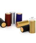 Premium Pvc Heat Shrink Wine Bottle Caps With Hella Bright Color Options, assorted colors, 30mm by 60mm size.