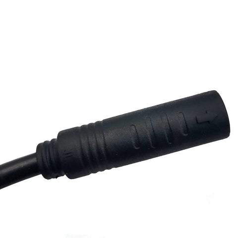 Close-up of Motor Adapter 9 Pin Extension Cable For E Bike Motor Waterproof Connector 60 Cm Length Black ABS Durable Conversion Wire