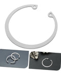 Five Piece Stainless Steel Internal C Clip Snap Ring Set for Grooved Shafts and Studs, durable circlip assortment kit
