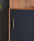 Gold Cabinet Pulls 128mm Five Pack Small Cupboard Handles For Dresser Drawers And Furniture Doors Upgrade Your Kitchen Cabinets With Sleek Boss Gold Hardware on black cupboard