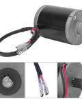 Beefy 24V 100W DC Brushed Motor With Carbon Brushes Aluminum Alloy Housing And Metal Belt Pulley For Electric Scooter And Bike