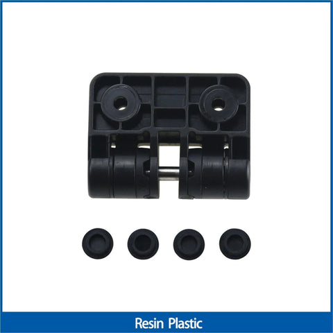Resin positioning torque 90-degree hinge, black, 1 piece