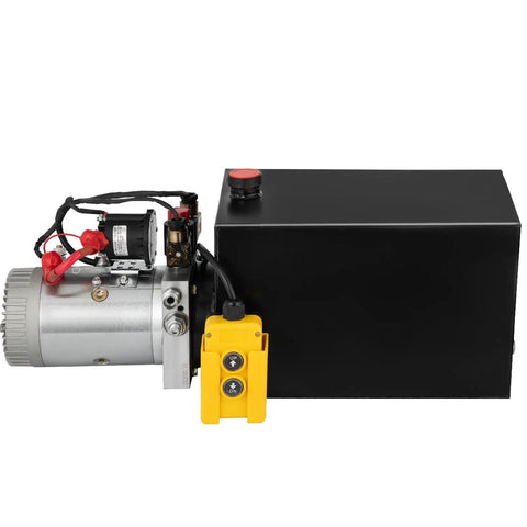 Electric Hydraulic Pump 20 Quart Double Acting With Metal Reservoir For Dump Trailers Heavy Duty And Easy To Install Built In Overpressure Relief Valve For Safe Reliable Power Preassembled And Ready To Run