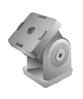 Two Hole Flexible Pivot Joint Connector For 1.5 Inch T Slot Aluminum Extrusion Profile 180 Degree Adjustable Pivot 15 Series Compatible Lightweight Aluminum Angle Fitting, zinc