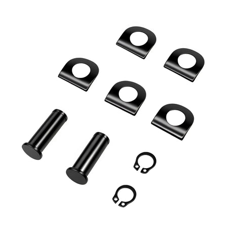 4 Pack Anti Rattle Footpeg Mounting Pins Kit For Harley Sportster Dyna Softail Touring Road King With High Tension Springs Washers E Clips