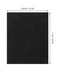 Ultimate 20pc Wet Sanding Paper Sheets 11x9 Inches black sheet showcasing size for automotive and wood finishing.