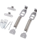 Stainless Steel Hood Spring Fastener Clips For Cars And Trucks Secure Your Hood On Every Ride No Hood Pop On Highways Or Rough Roads Durable Automotive Clip Set, stainless hardware kit