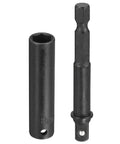 Crank Up Your Garage With These Awesome Deep 6-Point Impact Sockets Featuring A Rock-Solid CR-V Steel Build For Tough Rigs That Will Not Fail, And Includes A Sweet 1/4 Inch Drive Adapter To Make Any Job Way Easier. 8mm deep impact socket with 1/4-inch drive adapter, CR-V steel