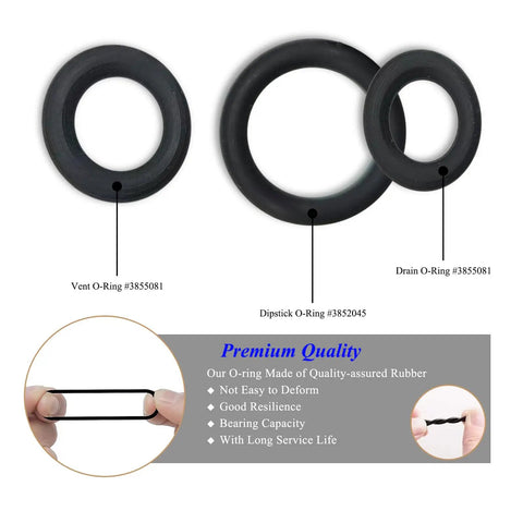 All In One 3 O Rings And 1 Washer Replacement Kit For Volvo Penta Lower Unit Gear Lube Maintenance Fits SX M SX A DPS A Outdrive