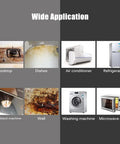 Portable Handheld Steam Cleaner Pressurized Steam Cleaning Machine Red High Temp 221F 3Bar for kitchen and appliance cleaning.