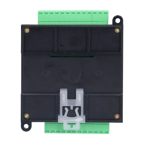 Back view of Industrial 12V Programmable Logic Controller with Relay Output and Base Plate for plug-and-play control of DC motors.