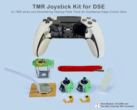 2x TMR Joystick And Desoldering Heating Plate Replacement For PS5 Edge Controller Calibration PCB TMR Hall Control Stick