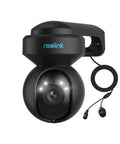 Outdoor PTZ Security Cam With 5MP HD Video For No Fuss Setup And 3X Optical Zoom Auto Tracking Smart Person And Vehicle Detection